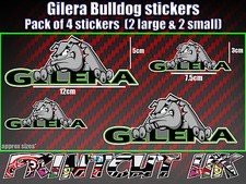 Gilera Bulldog Stickers x4