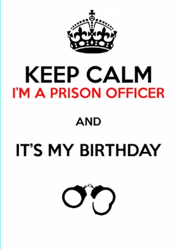 Personalised prison officer - prison,