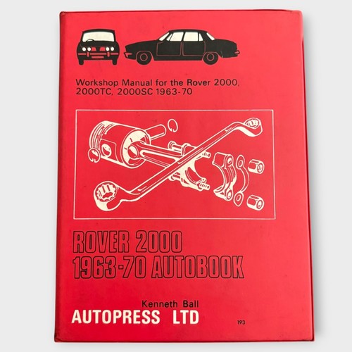 Rover 2000 autobook - rover,