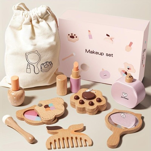 Wooden makeup set - makeup, girls