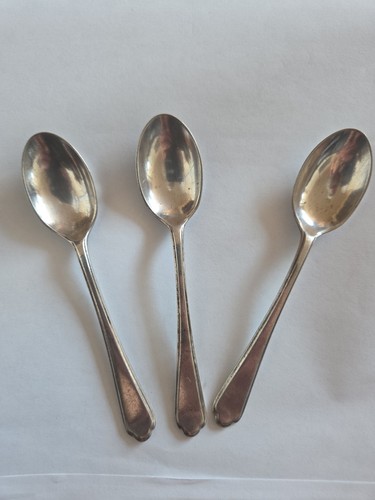 Three silver plated - three,