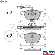 BRAKE PAD SET DISC BRAKE