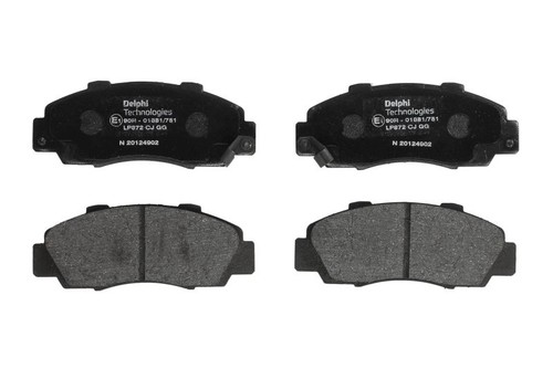 Brake pads set front - pads, right