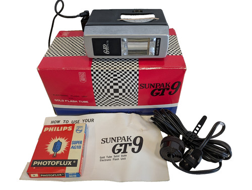 Sunpak gt9 electronic flash - sunpak,