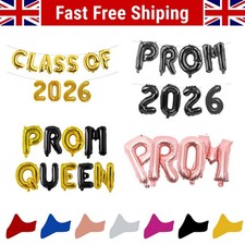 Prom Party Balloons 2026 Foil