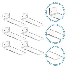 6pcs Floating Shoe Shelves