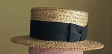 Men’s Straw Boater Labelled Dunn & Co Size 6 3/4 (55)