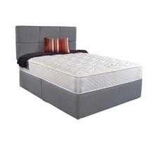 NEW DEVON DIVAN BED SET + 24" MATCHING HEADBOARD + MEMORY COLLECTION MATTRESS