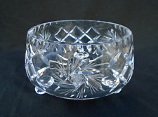 Czech Bohemia Crystal 3 Footed