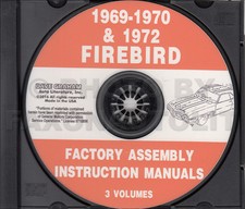 1969 1970 1972 Firebird and
