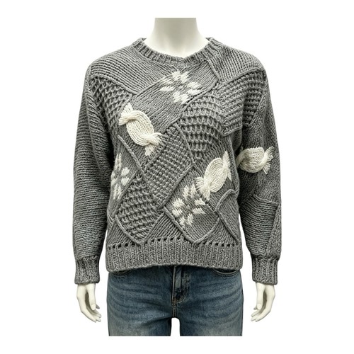 Vintage jumper 80s grey - jumper,