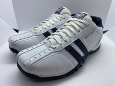 Skechers Urban Track Triumphant Trainers Size 6 White/Blue In Very Good Cond