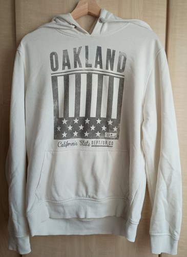 Men white hoodie - men's,