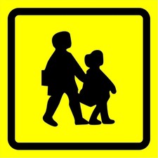 School Bus Warning sticker X 2