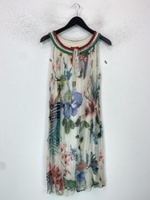 Derhy Cream Floral Knee Length