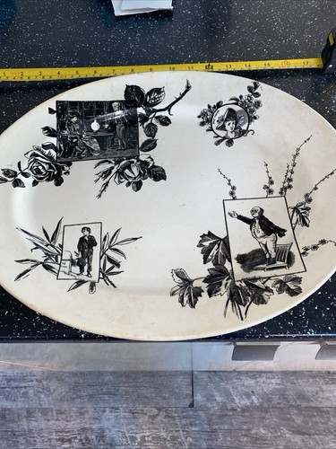 Large meat plate 1873 very - large,