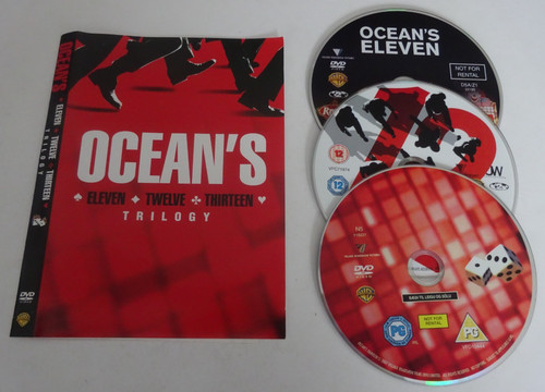 Ocean trilogy dvd no case - ocean's,