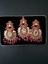 Jhumka Earrings and Tikko