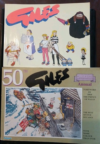 Two giles cartoonist annuals - cartoonist,
