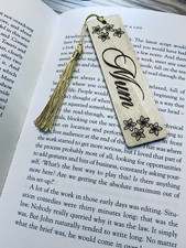 Wooden bookmark - wooden,