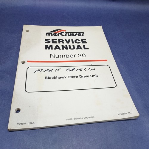 Mercury mercruiser service - mercury,