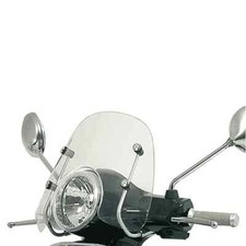 VESPA LX 50 125 150 SHORT SPORT CLEAR WINDSCREEN SCREEN KIT BRAND NEW 672161