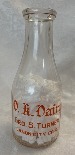 Vintage dairy quart milk - vintage,
