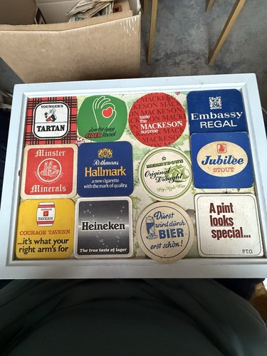 Vintage beer mats - vintage,