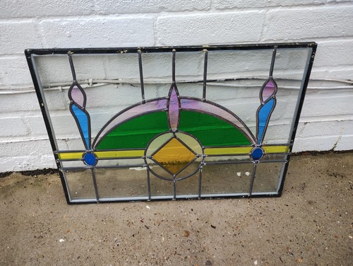 Leaded light stained glass - light,,