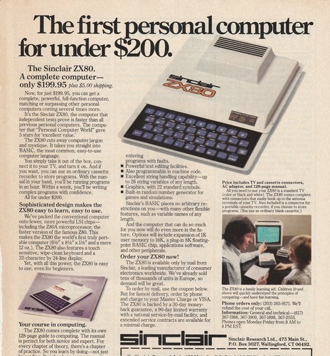 1981 sinclair zx80 first home - first,