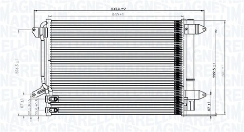Magneti marelli condenser air - condenser,