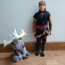 Disney Store Frozen 2 Kristoff Doll and plush Sven