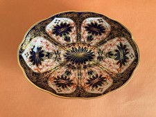Royal Crown Derby 1128 Old Imari Shallow Oval Bonbon Dish 1930’s