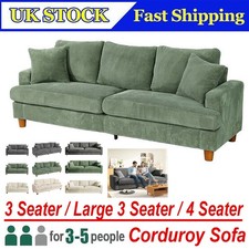 Modern 2/3 Seater Corduroy