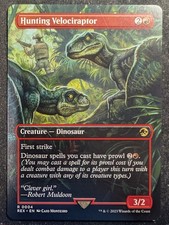 Hunting Velociraptor - Borderless - Jurassic World Collection REX (MTG)