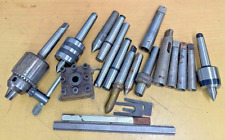 USED 2 MORSE TAPER TOOLING DRILL CHUCK LIVE CENTRE TOOLPOST ARBORS SLEEVES