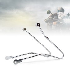 Chrome Saddlebag Support Guard Bars Pannier Rail for Triumph Bonneville T100