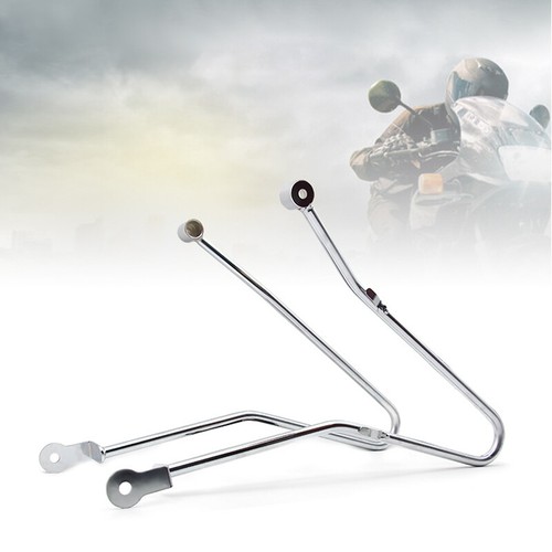 Chrome saddlebag support guard - support,