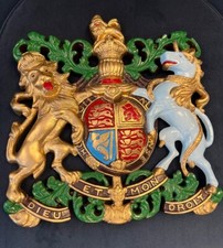 Royal Coat of Arms Cast Metal