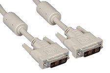 Dvi Vga Monitor Cable 2 X Shielded Gold Contacts Dvi-D Display Cable