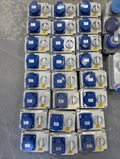 32A 240V Blue Interlocked