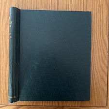 STAMPS - SG WINDSOR ALBUM -GREEN - NO PAGES - PRE OWN WITH WEAR MARKS - AS SHOWN