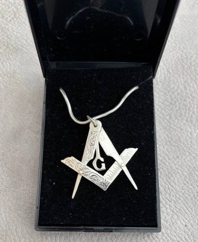 Masonic large 925 sterling - masonic, .925