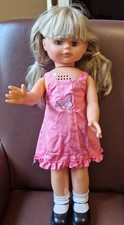 Walking Singing Adorable Doll 18" Working  Vintage?