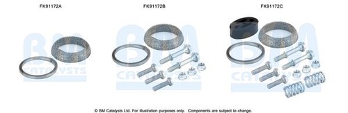 Catalytic converter mounting - converter,