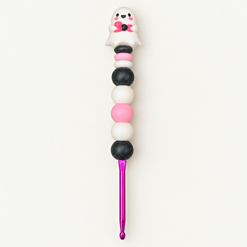 Handmade beaded crochet hook - beaded,