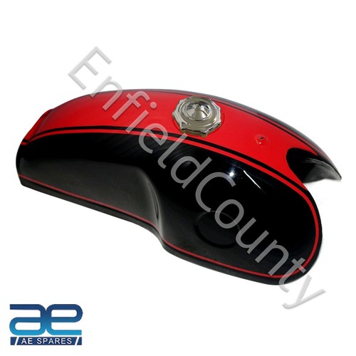 Petrol fuel tank red - tank, black
