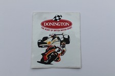 Donington Park 1980's Race Circuit Rare Sticker Mint Condition and Unused