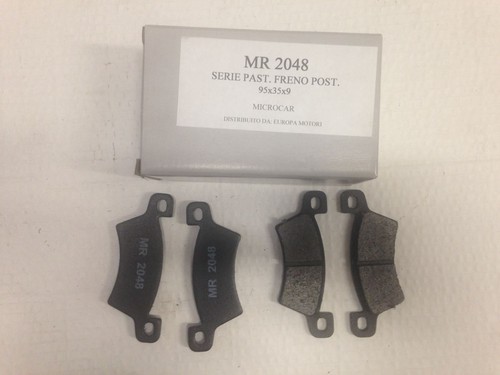 Rear brake pads for microcar - brake,