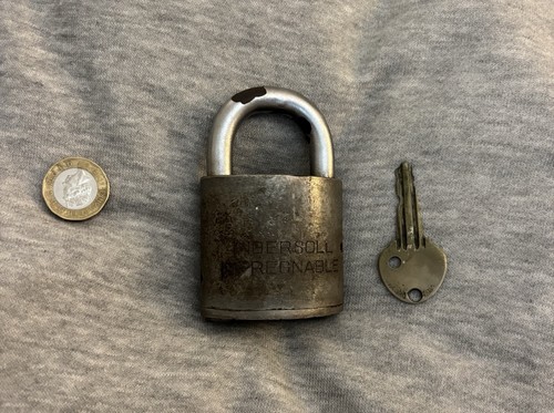 Ingersoll impregnable padlock - impregnable,